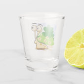 Verre A Shot Slug de dessin (Dos)