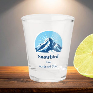 Verre A Shot Snowbird Utah USA après-ski souvenir
