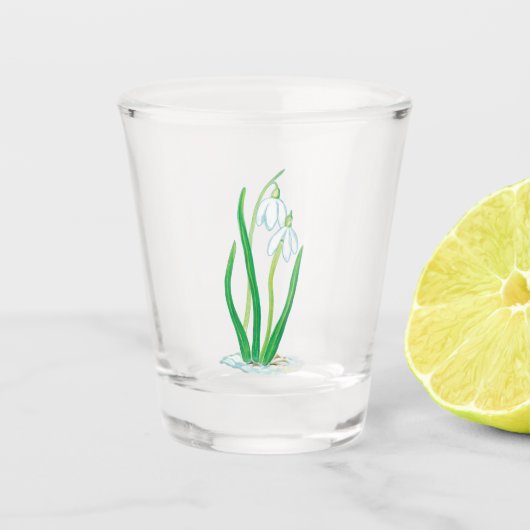 Verre A Shot Snowdrops (Devant)