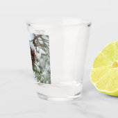 Verre A Shot Snowy Pine Cone I (Droite)