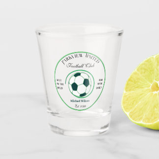 Verre A Shot Soccer Football Club Bar Lunettes de bain