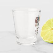 Verre A Shot Soirée de Filles de Bachelorette Rétro (Gauche)