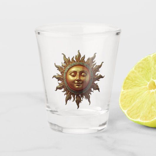 Verre A Shot Soleil Céleste (Devant)