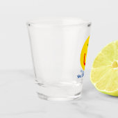 Verre A Shot Soleil souriant, visage joyeux (Gauche)