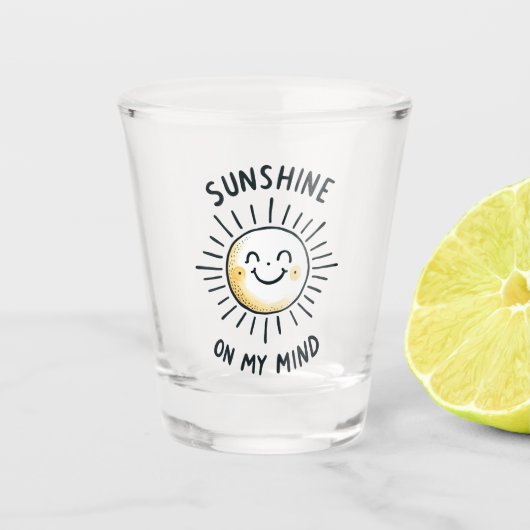 Verre A Shot Soleil Sur Mon Esprit (Devant)