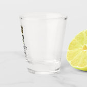 Verre A Shot Son Roi crâne avec Couronne d'or (Droite)