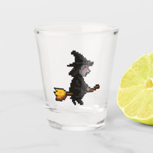 Verre A Shot Sorcière Rétro 8-bits