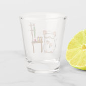 Verre A Shot Souris de laboratoire (Dos)