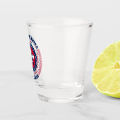 Verre A Shot South Dakota 40th Star Patriotic Tir (Droite)