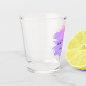 Verre A Shot Souvenir de mariage personnalisable avec éclabouss (Gauche)