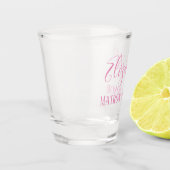 Verre A Shot Souvenir pour votre dame de honneur (Gauche)