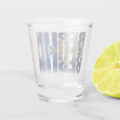 Verre A Shot souvenir texte de Berlin (Dos)