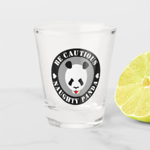 Verre A Shot Soyez prudent Naught Panda