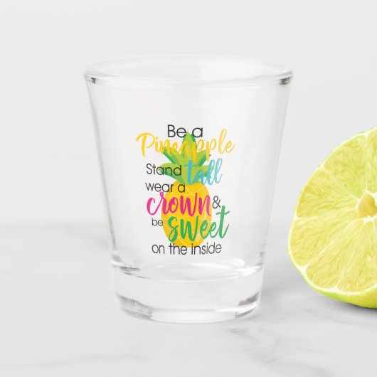 Verre A Shot Soyez un ananas (Devant)