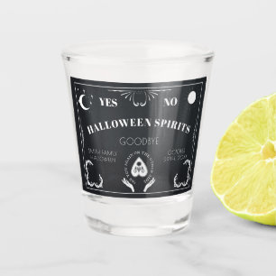 Verre A Shot Spirit Board Celestial Black & White Halloween