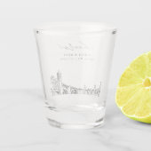 Verre A Shot Spokane Wedding Favoriser les encouragements perso (Dos)