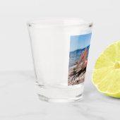 Verre A Shot Spring Break Girl Lying on Sandy Beach (Gauche)