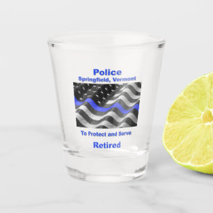 Verre A Shot Springfield, Vermont. Police municipale