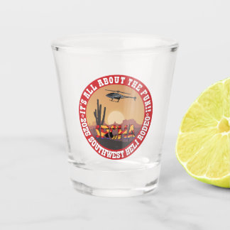 Verre A Shot SRCHA 2025 Southwest Heli Rodeo Shot Glass