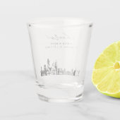 Verre A Shot St Augustine Mariage Favoriser les encouragements  (Dos)