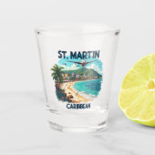 VERRE A SHOT ST. MARTIN CARAIBES (Devant)