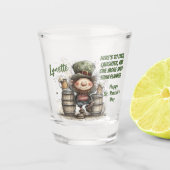 Verre A Shot St. Patrick’s Day Leprechaun Toast Shot Glass (Devant)