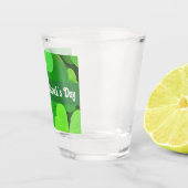 Verre A Shot St. Patrick's Day Green Shamrocks and Clovers      (Droite)