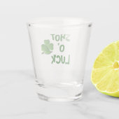 Verre A Shot St Patrick's Day Shot O' Luck Clover (Dos)