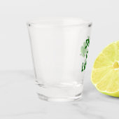 Verre A Shot St Patrick's Day Shot O' Luck Clover (Gauche)