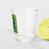Verre A Shot St. Patrick's Drinking Team Clover Motif (Droite)