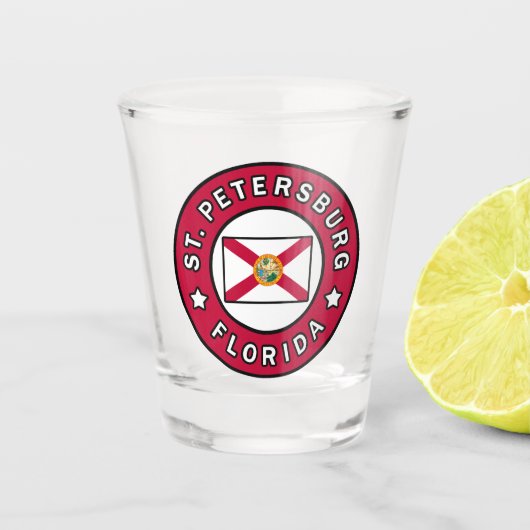 Verre A Shot St Petersburg la Floride (Devant)