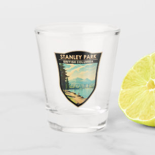 Verre A Shot Stanley Park Vancouver Canada Travel Art Vintage