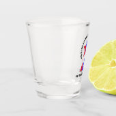 Verre A Shot Stars et rayures Patriot (Gauche)