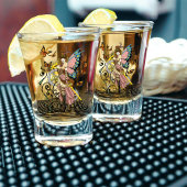 Verre A Shot Steampunk Fairy Yellow Horloge Entraîneurs