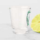 Verre A Shot Stethoscope Coeur Vert Amusants Valentine (Gauche)