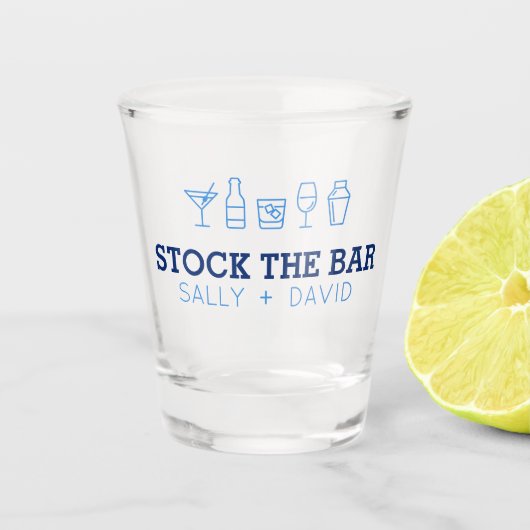 Verre A Shot Stock The Bar Shot Glass  (Devant)