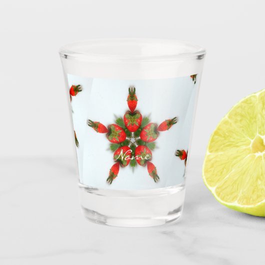 Verre A Shot Strawberry Star Résumé Conception Thunder_Cove (Devant)