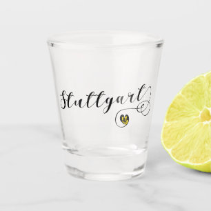 Verre A Shot Stuttgart Heart, Bade-Wurtemberg, Allemagne