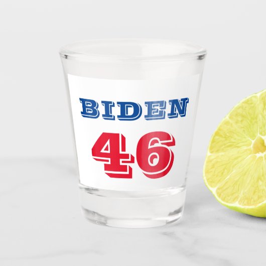 Verre A Shot Style Biden 46 (Devant)
