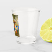Verre A Shot Style voyage vintage jamaïcain (Droite)