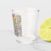 Verre A Shot Sudoku One-Modern Bauhaus Art géométrique (Droite)