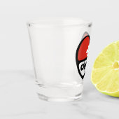 Verre A Shot Suisse Code Pays Coeur Drapeau, CHE (Gauche)