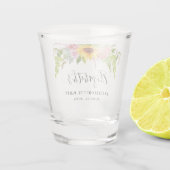 Verre A Shot Sunflower Boho Floral Bachelorette Party (Dos)