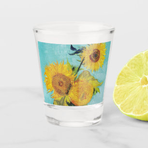Verre A Shot Sunflowers Vincent van Gogh