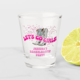 Verre A Shot Super Let's Go Girls Thème Western pour Enterremen
