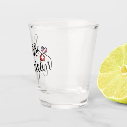 Verre A Shot Swiss American Entwins Hearts (Droite)