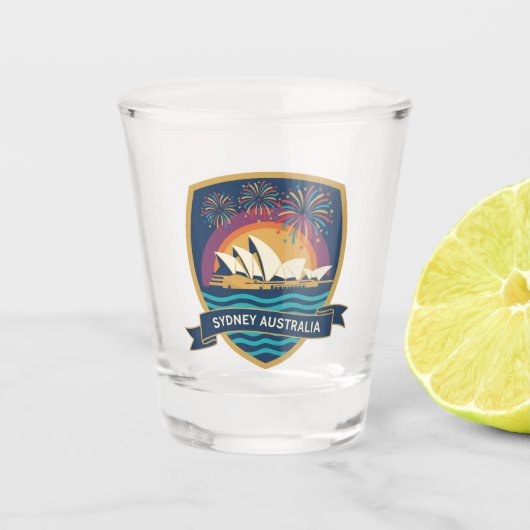 Verre A Shot Sydney Opera House Australie (Devant)