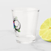 Verre A Shot Symbole d'infini avec Rose arc-en-ciel (Droite)