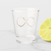 Verre A Shot Symbole d'infini doré (Dos)