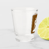 Verre A Shot Symbole Escalade de roche (Gauche)